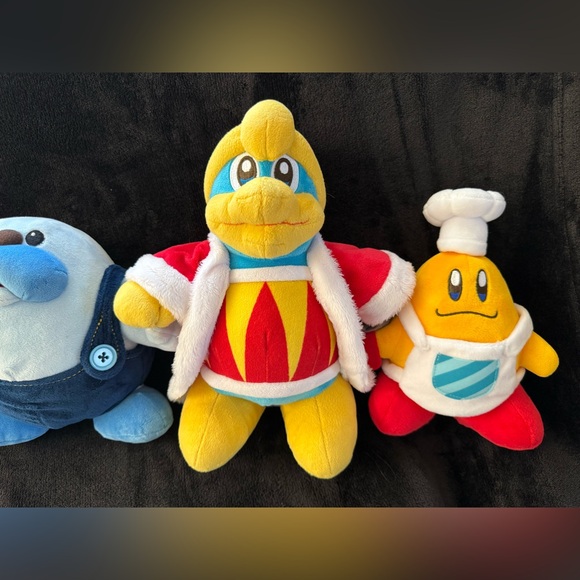 5 Kirby Nintendo character stuffies plush very good used condition NES - Picture 2 of 10